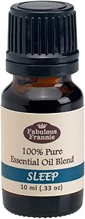 Fabulous Frannie Sleep Essential Oil Blend 100% Pure, Undiluted Essential Oil Blend Therapeutic Grade - 10 ml A Perfect Blend of Chamomile, Marjoram, Bulgarian Lavender and Vetiver Essential Oils.