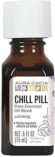 Aura Cacia Essential Solutions Chill Pill Stress Down Essential Oil, 0.5 Ounce - 3 per case.