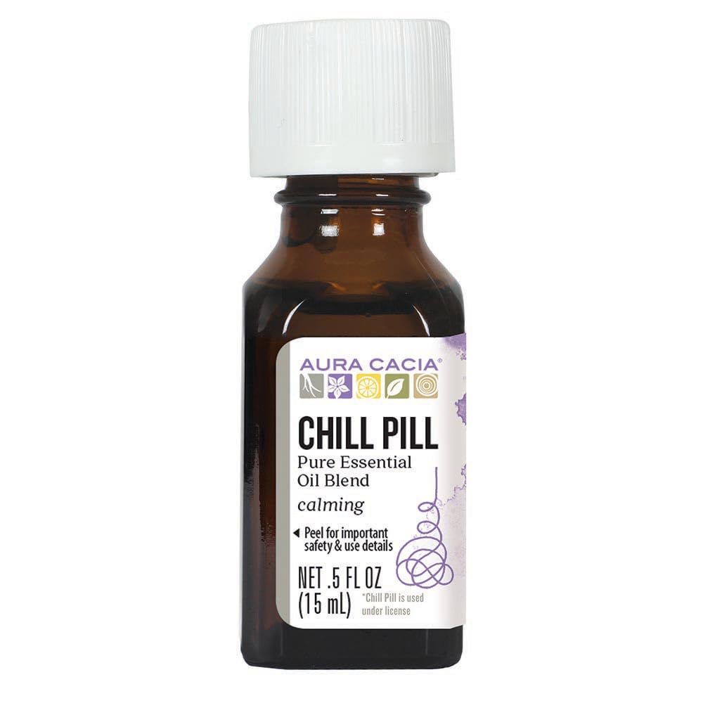 Aura Cacia Essential Solutions Chill Pill Stress Down Essential Oil