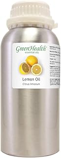 Lemon Essential Oil - 16 fl oz - Aluminum Bottle - 100% Essential Oil -GreenHealth