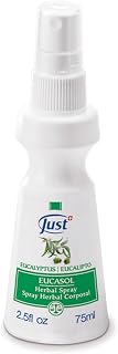 Eucasol Spray 75ml. Enriched With Eucalyptus Essential Oil. Alternative Room, Pillow Or Fabric Spray. Eucalyptus Spray by Swiss Just