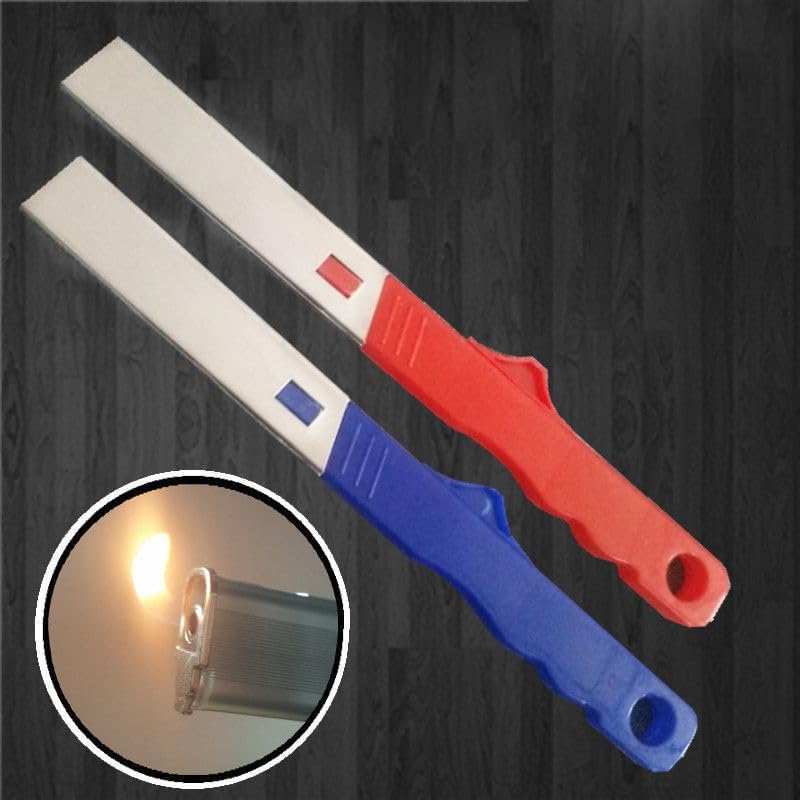 3 Pack Disposable Lighters to Utility Lighter Extension Stick Long Wand Handle Adapter Grill Lighters Converter for Fireplace BBQ Camping Candle Kitchen Stove Campfire Barbecue