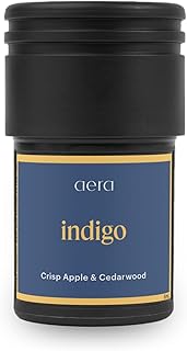 Aera Go Indigo Car Fragrance Scent Refill - Notes of Crisp Apple and Cedarwood - Works with The Aera Go Diffuser for Car