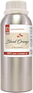 Blood Orange Essential Oil – 8 fl oz (237 ml) Aluminum Bottle w/Plug Cap – 100% Pure Essential Oil – GreenHealth