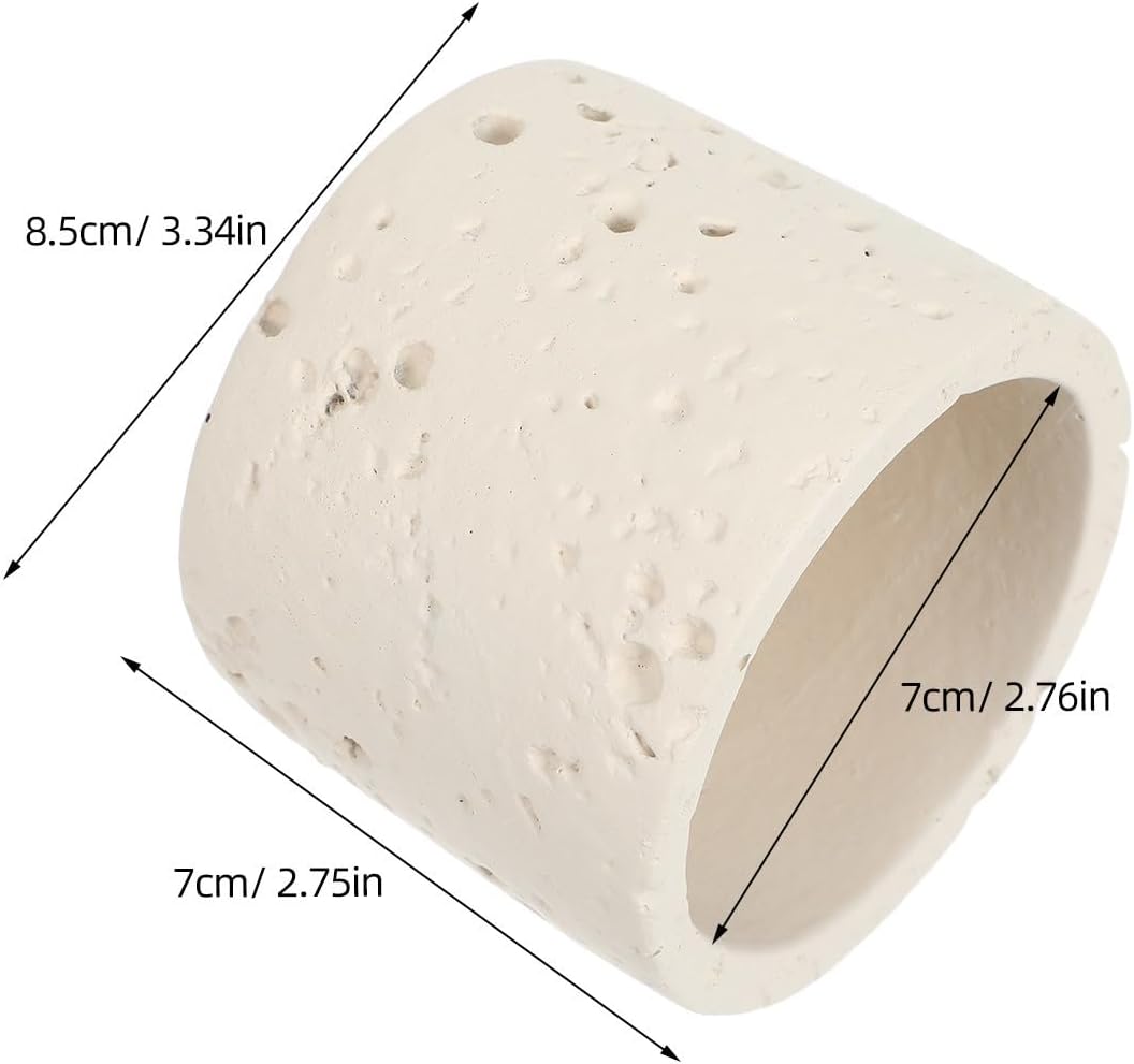 Empty Concrete Match Holder - Candle Match Storage Organizer for Farmhouse - Versatile Matchstick Dispenser Box for Holiday Parties Everyday Home Use