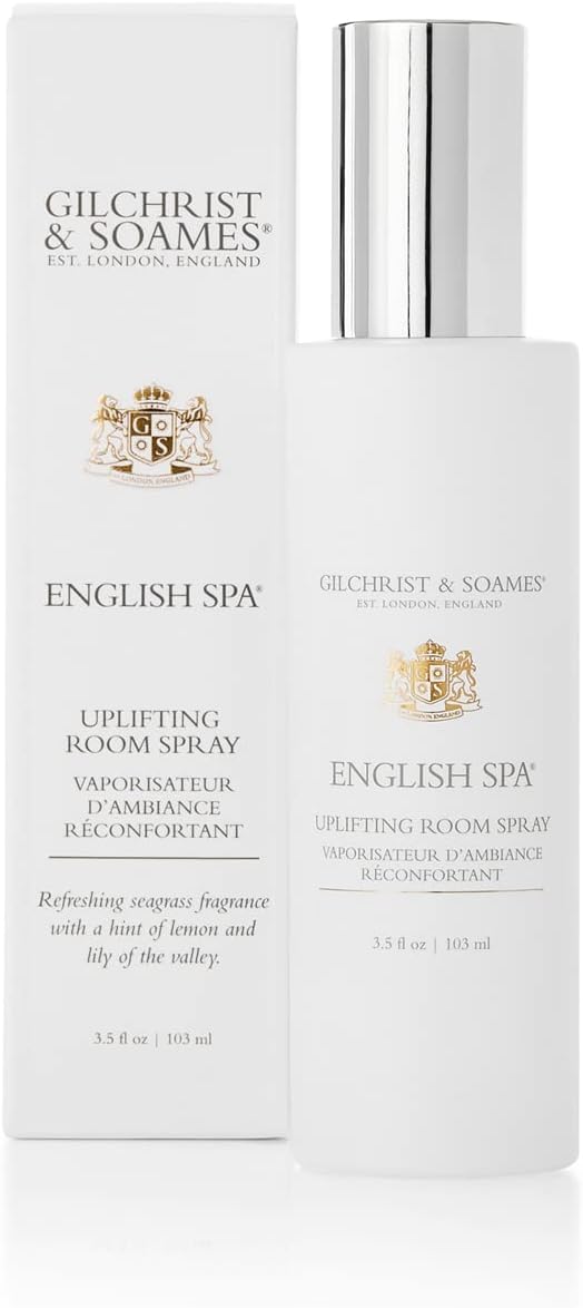 English Spa Room Spray - 3.5oz - Sea grass, lemon, and lily of the valley - For the entire home, bathroom, and travel