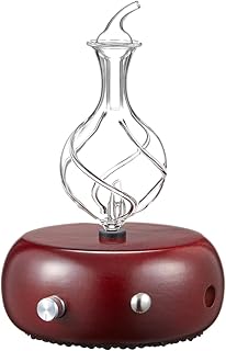 Nebulizing Pure Essential Oil Aromatherapy Diffuser, Premium Home & Professional Use, No Heat, No Water, No Plastic – Dark Radiance by Organic Aromas