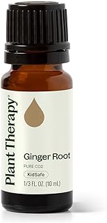 Plant Therapy Ginger Root CO2 Essential Oil, 10 mL (1/3 oz), 100% Pure and Undiluted, Natural Aromatherapy, Ginger Oil for Diffuser, Skin & Massage and Hair