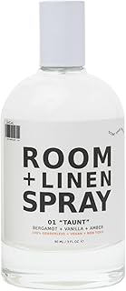 DedCool Room + Linen Spray in 01 Taunt | Natural Fabric & Linen Spray | Non-Toxic, Essential Oil Infused | Freshens Home, Bedding, Couch, Closet & Bath | 3 fl oz