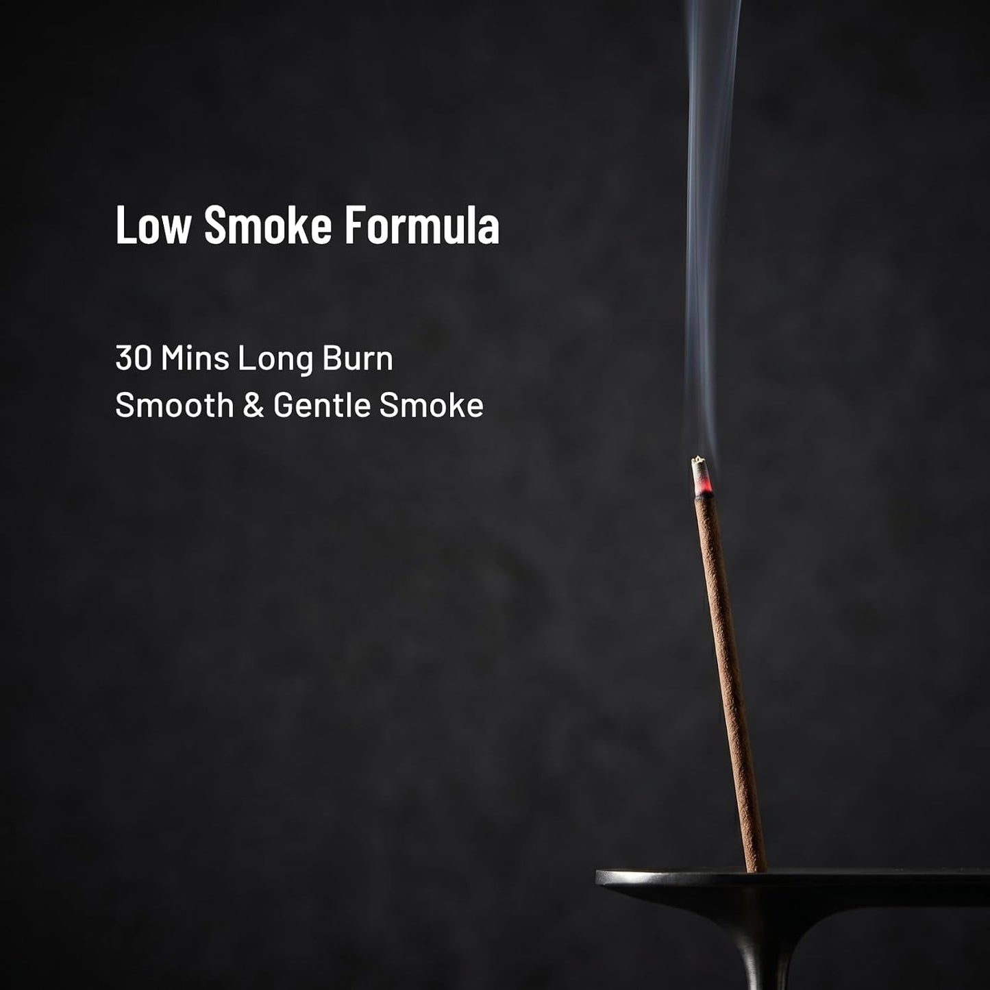 Mugwort Incense Sticks with Agarwood & Sandalwood — 20 Hand-Rolled Sticks, 30 Min Long Burn, Low Smoke Natural Herbal Incense for Meditation & House Cleansing, Sage Smudge Alternative