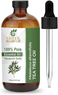Tea Tree Essential Oil 118 ML (4 Fl. Oz) | 100% Pure Natural Undiluted Uncut Therapeutic Grade Essential Oil
