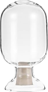 FOMIYES Glass Match Cloche Jar Glass Fireplace Match Cloche Bottle Matches in a Jar Fancy Match Striker Holder Mantel Decorations Match Striker Jar for Cute and Fancy Matches