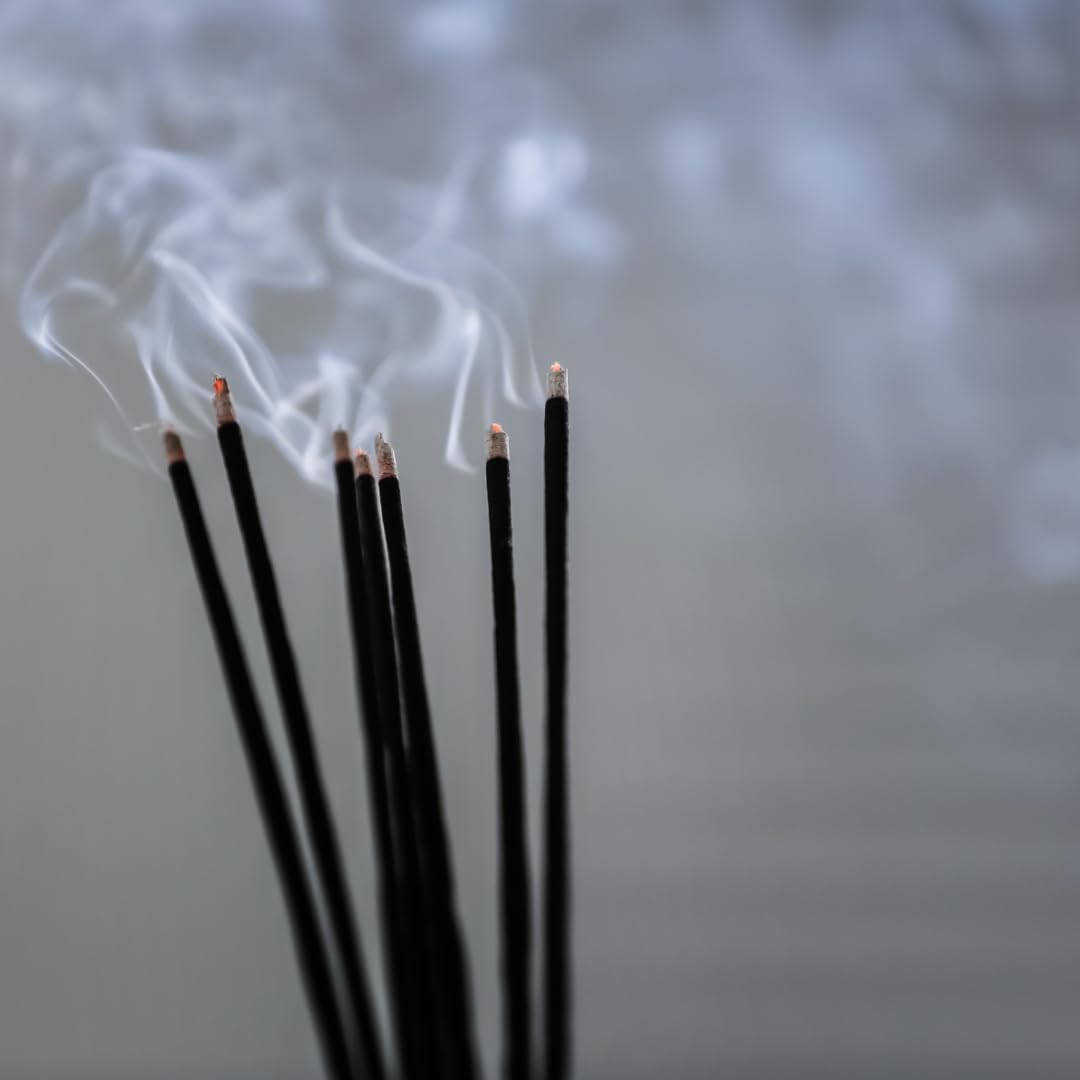 Bless-International-Sandalwood 100%-Natural-Handmade-Incense-Sticks Organic-Chemicals-Free-for-Relaxation-Positivity-Yoga-Meditation 12-Inches-1-Hour-Plus-Burning-Time-100-Sticks-250-GM