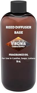 Reed Diffuser Base UnScented (16 oz Bottle) transforms Fragrance and Essential Oils into Reed Diffuser Oils.