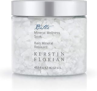 Kerstin Florian Mineral Wellness Soak with Magnesium | Concentrated Bath and Shower Salts to Sooth & Relieve Tired Muscles | Natural Minerals Detoxify The Body & Soften Skin (16 fl oz)
