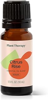 Plant Therapy Citrus Rise Essential Oil Blend 10 mL (1/3 oz) Bright, Uplifting Citrus for a Fresh Start, Perfect for Morning Motivation or Mid-Day Resets, Helps Refresh Any Space