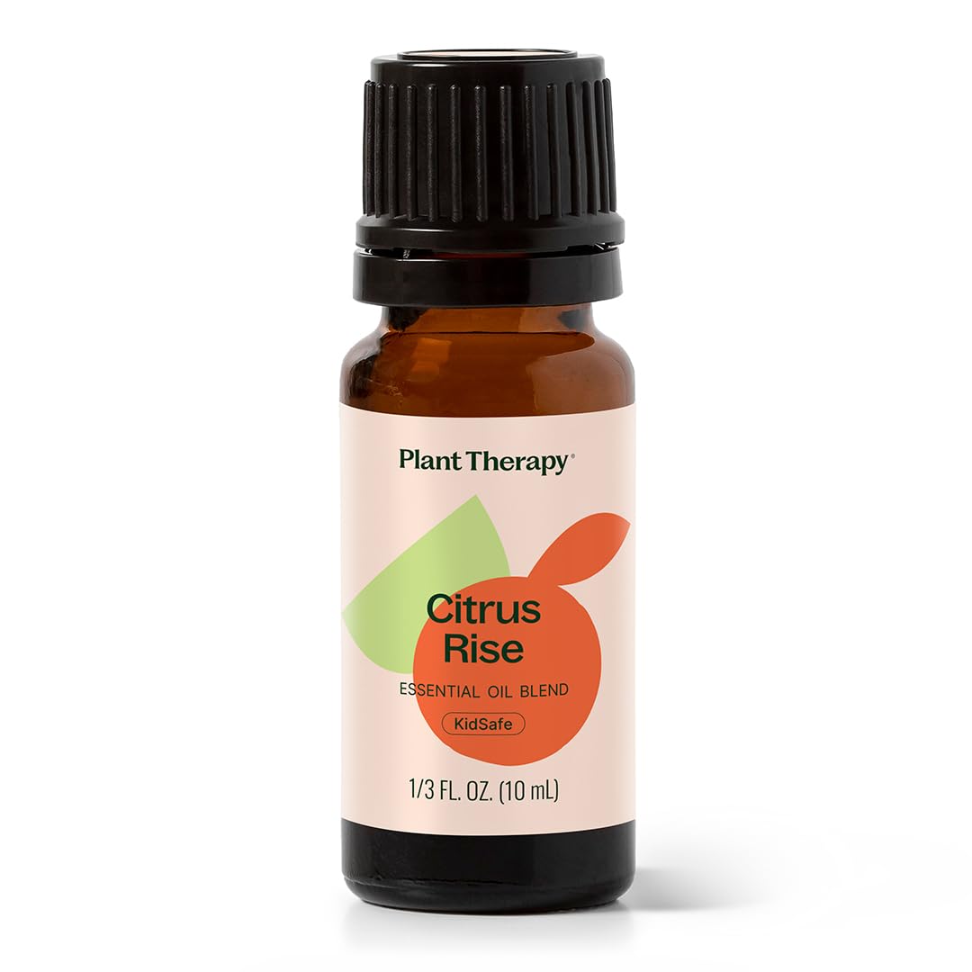 Plant Therapy Citrus Rise Essential Oil Blend 10 mL (1/3 oz) Bright