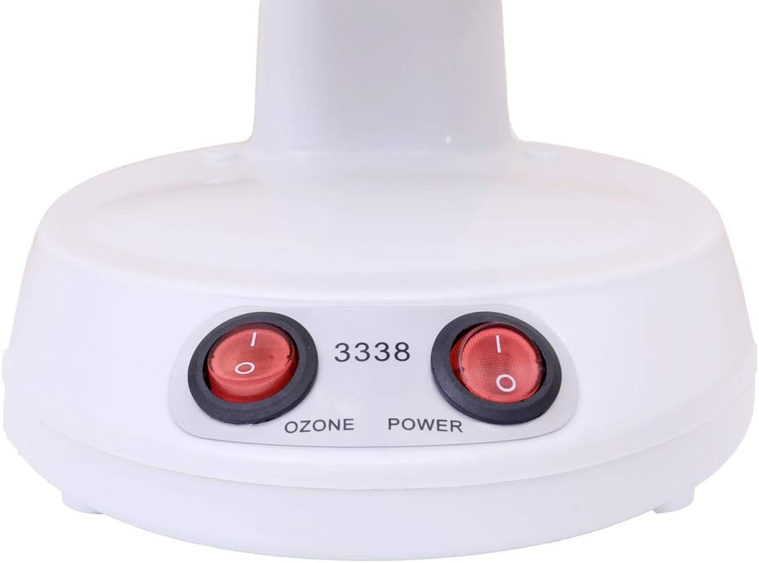 Funnylife Table Top Ozone Spa Face Steamer with Extendable Arm Portable Mini Ozone Spa Salon Beauty Tabletop Warm Mist