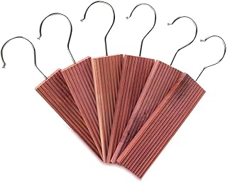 5pcs Cedar Planks Cedar Blocks for Clothes Storage Aromatic Cedar Hang Ups Hanger Closet Freshener Clothes Protection Mustiness Prevention