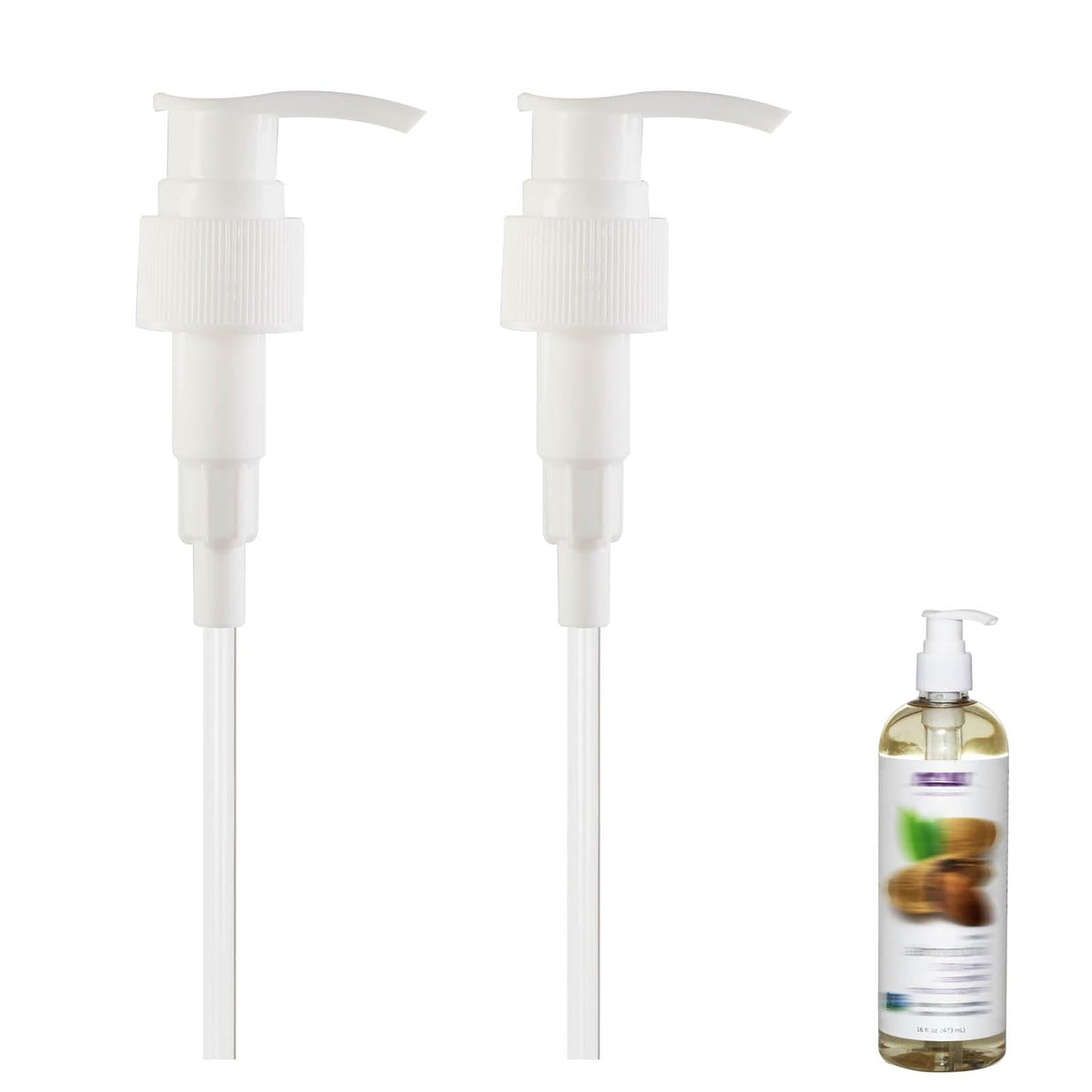 Dispenser Pump Compatible with Now Foods Solutions Sweet Almond Oil
