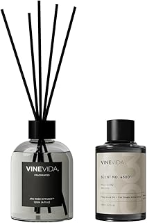 VINEVIDA Reed Diffuser Volcano | Diffuser Reed for Home & Bathroom | Long-Lasting Scent Sticks Set | Oil Stick Diffuser | Bathroom Scent
