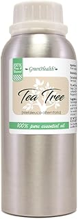 Tea Tree Essential Oil – 8 fl oz (237 ml) Aluminum Bottle w/Plug Cap – 100% Pure Essential Oil, Uncut – GreenHealth
