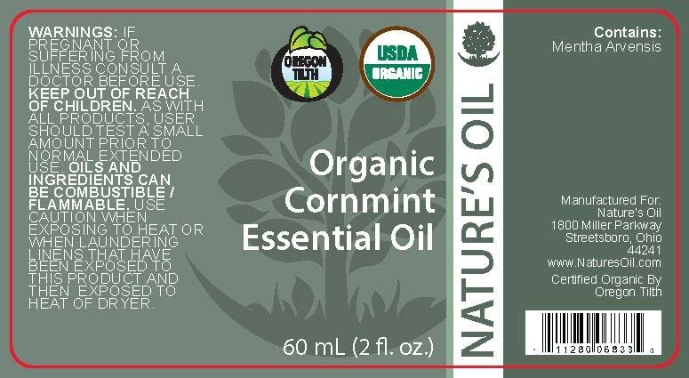 Best Cornmint (Peppermint Japan) Essential Oil Pure Certified Organic Therapeutic Grade 60ml
