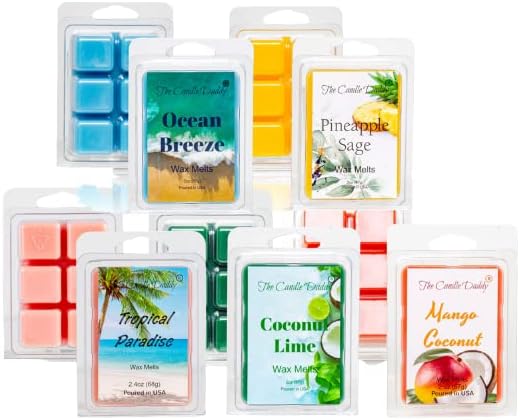 Scents of Summer 5 Pack - 5 Amazing Summer Wax Melts - 30 Total Cubes - 10 Total Ounces