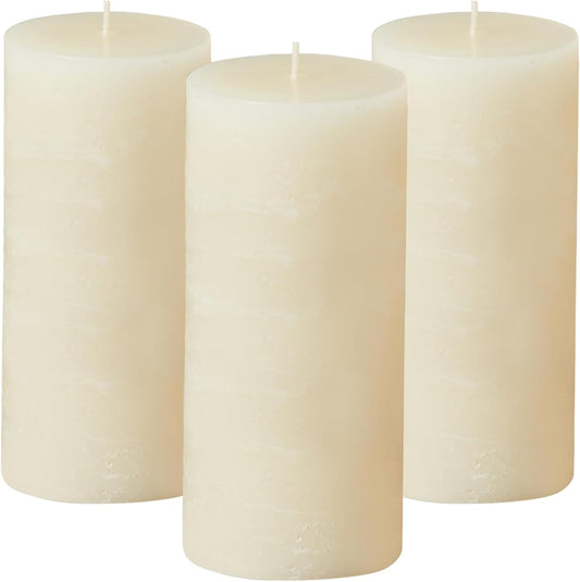 Ivory Vanilla Pillar Candle