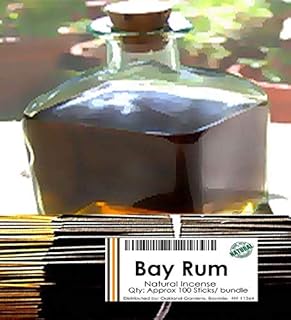 (B) BAY RUM Incense - Similar to Old Spice and is a traditional man's fragrance. Masculine scent will invigorate. Spice notes - By Oakland Gardens (Bay Rum (100 Sticks))