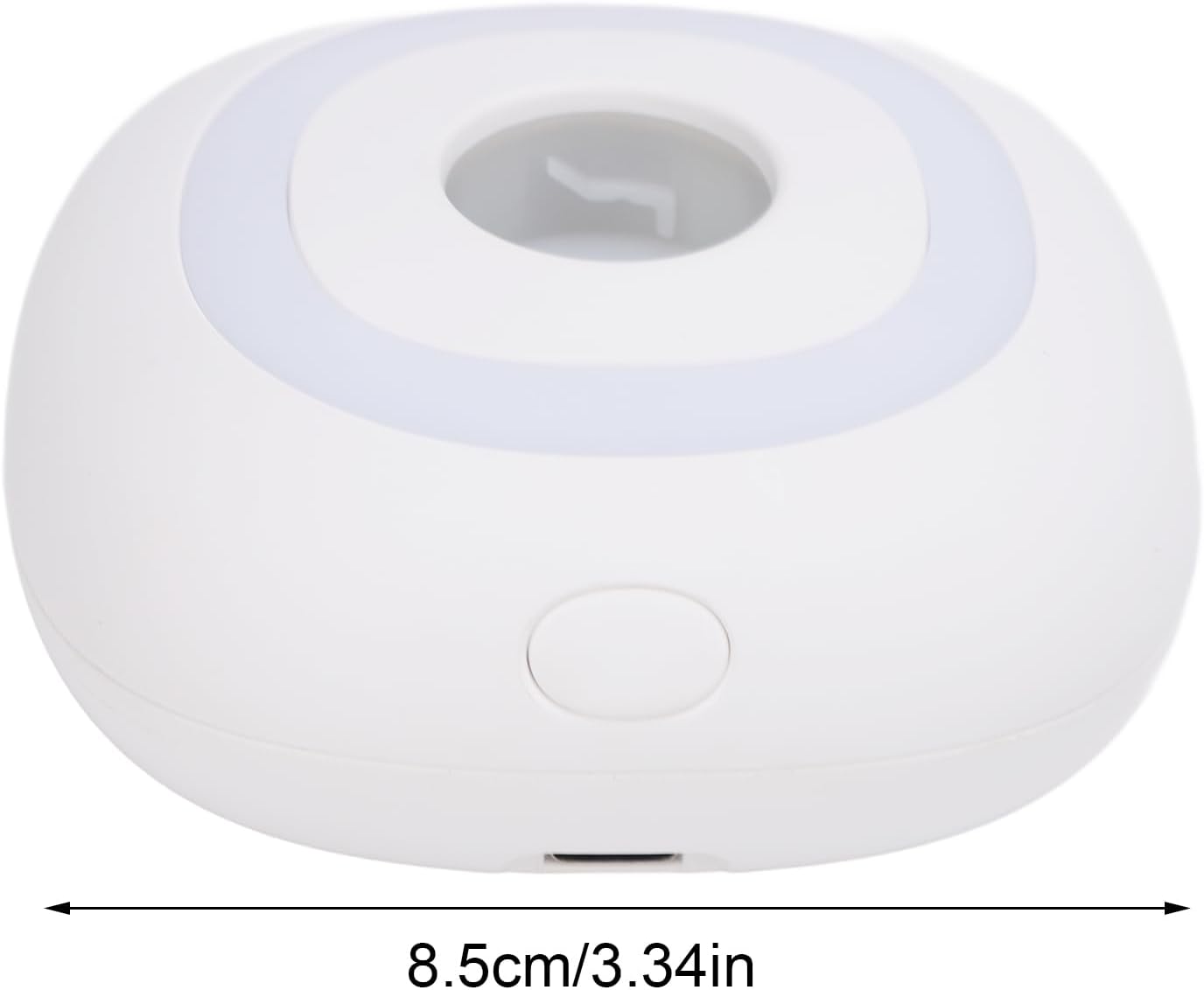 Mini Essential Oil Diffuser, Automatic Spraying Aromatherapy Diffuser with Rotating Colorful Lights and Timer Portable Rechargeable Mini Scent Air Machine for Bedroom