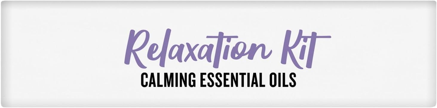 Aura Cacia Essential Oil Relaxation Kit, 4-Pack, Lavender, Patchouli, Sweet Orange, Chill Pill