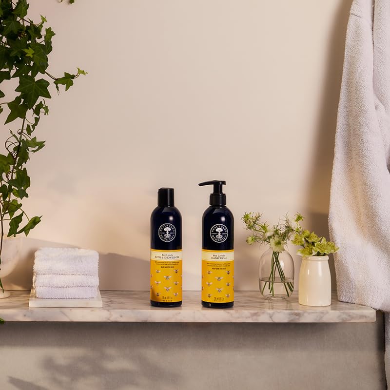 Neal's Yard Remedies Bee Lovely Hand Wash, Gentle & Nourishing, Scented Liquid Soap With Mandarin & Orange Essential Oils, 295 ml