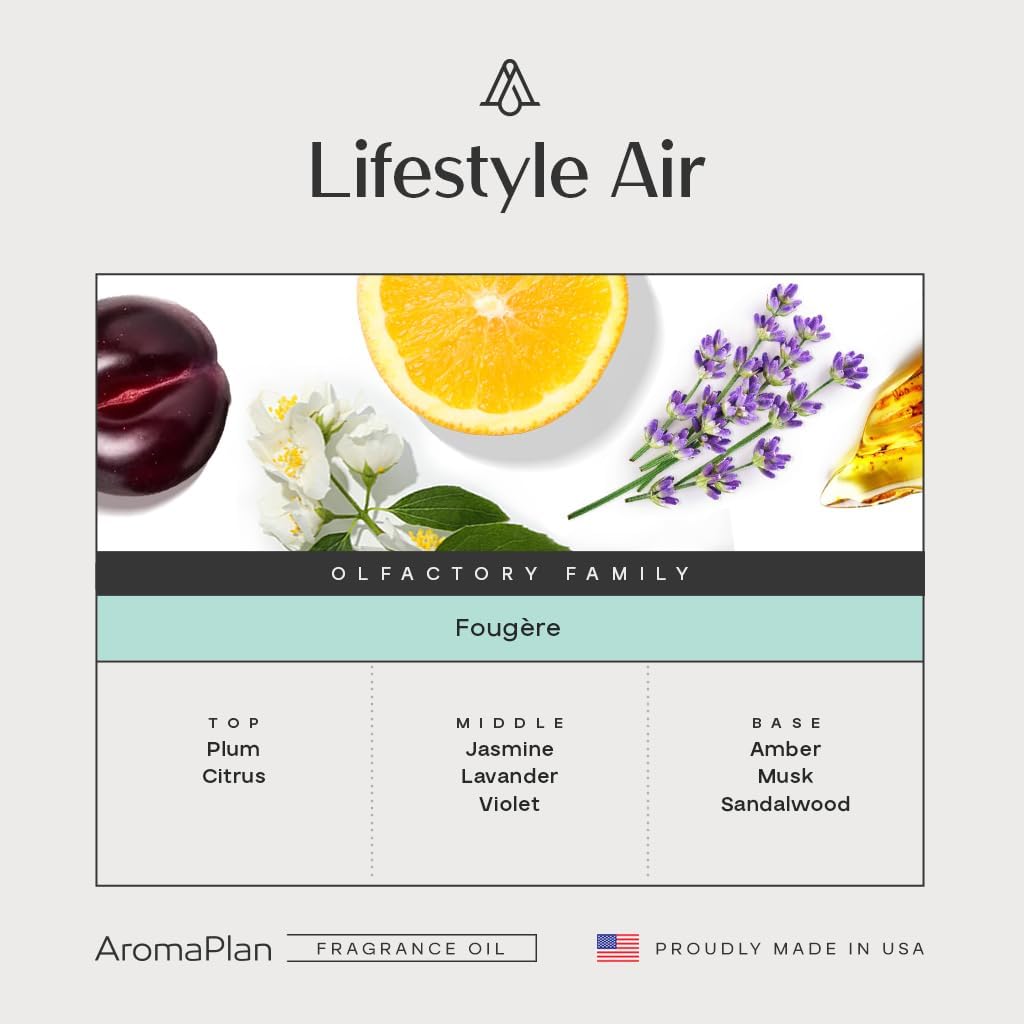 AromaPlan Hotel Scents Lifestyle Air 5 Fl Oz (2 Pack), Luxury Aroma & Hotel Fragrance Diffuser Oil- Hotel Diffuser Oil for Aromatherapy- USA Made, Bigger Bottle, Bolder Aroma & Longer Lasting