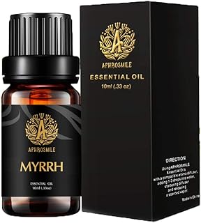 Myrrh Essential Oil - 100% Pure Myrrh Oil, Organic Therapeutic-Grade Aromatherapy Essential Oil 10mL/0.33oz