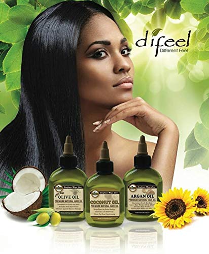 Difeel Premium Natural Hair Oil - Peppermint Oil 2.5 ounce