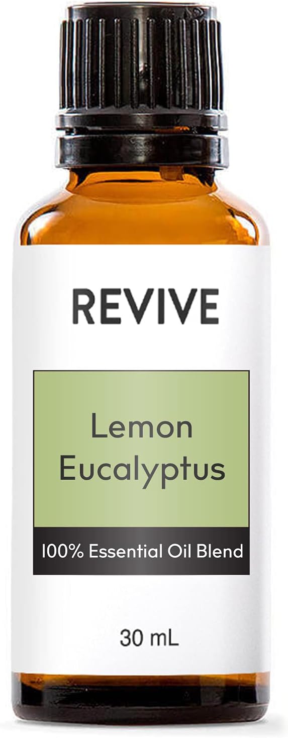Lemon Eucalyptus Essential Oil 30mL by Revive Essential Oils - 100% Pure Therapeutic Grade, for Diffuser, Humidifier, Massage, Aromatherapy, Skin & Hair Care