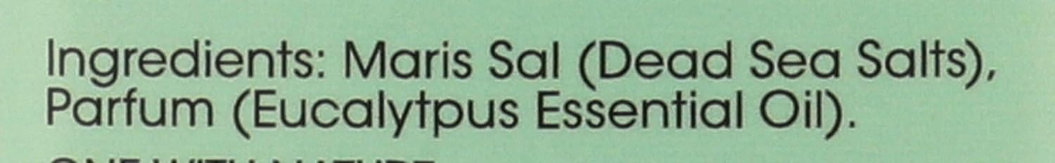One With Nature, Bath Salts Eucalyptus, 32 Ounce