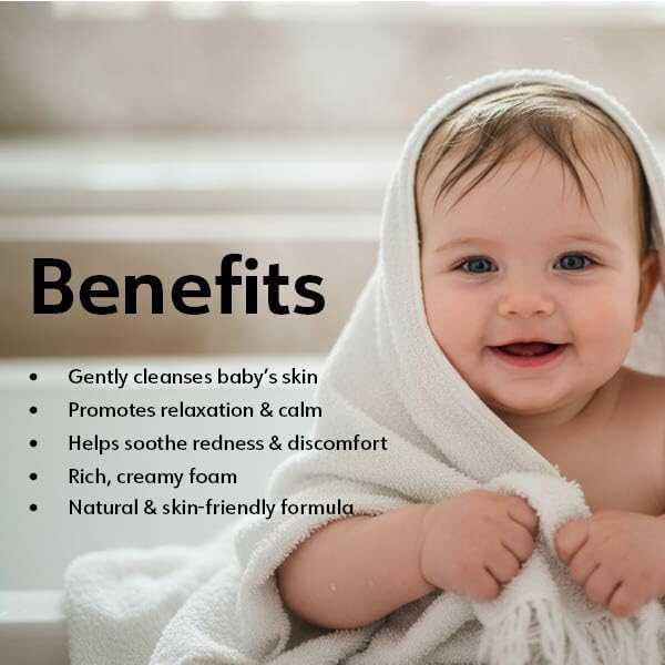 BioLove Bath Foam Bubble Bath Baby wash Care, Relaxing Foaming Bath, Bubble Bath for Babies Kids,Made with Essential Oils, Vegan Sulfate-Free Formula, 250 ml (8.4 oz,Chamomile,Orange, Star Anise