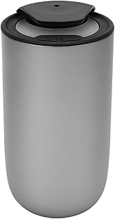 GOWENIC Waterless Essential Oil Diffuser, Aluminum Alloy Portable Aromatherapy Diffuser, Low Noise Leak Proof for Car Home Office, 15ml Essential Oil for Car Travel (Ti Silver)