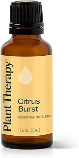 Plant Therapy Citrus Burst Essential Oil Blend, 30 mL (1 oz), Made with 100% Pure Essential Oils, Uplifting and Bright Scent, Great for Essential Oil Diffusers