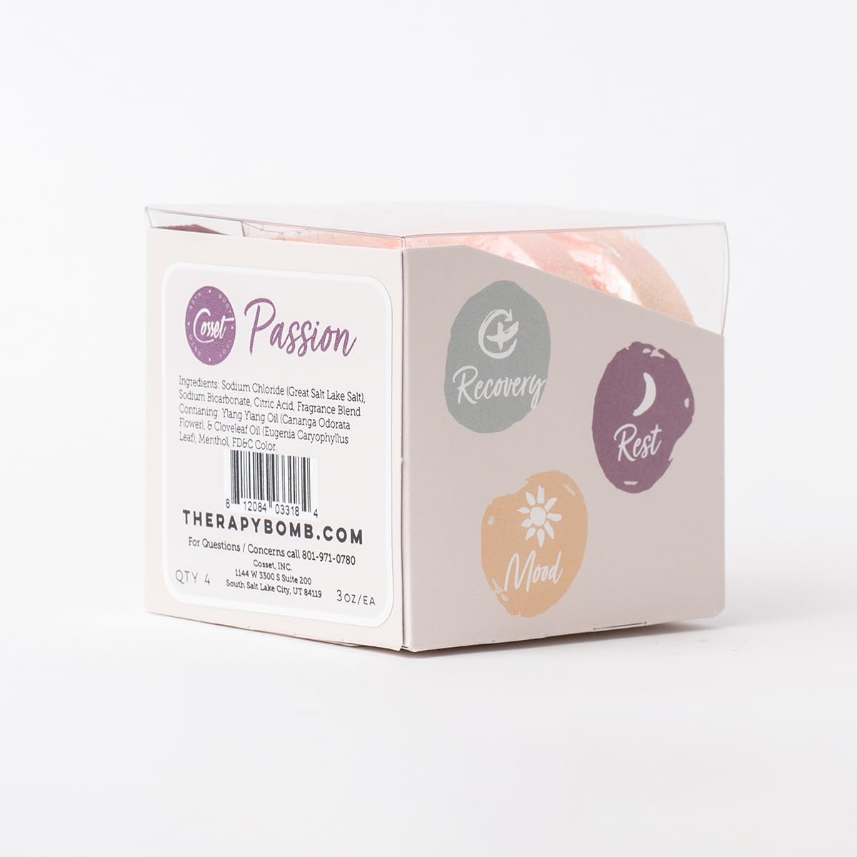 Passion Shower Steamer 4-Pack