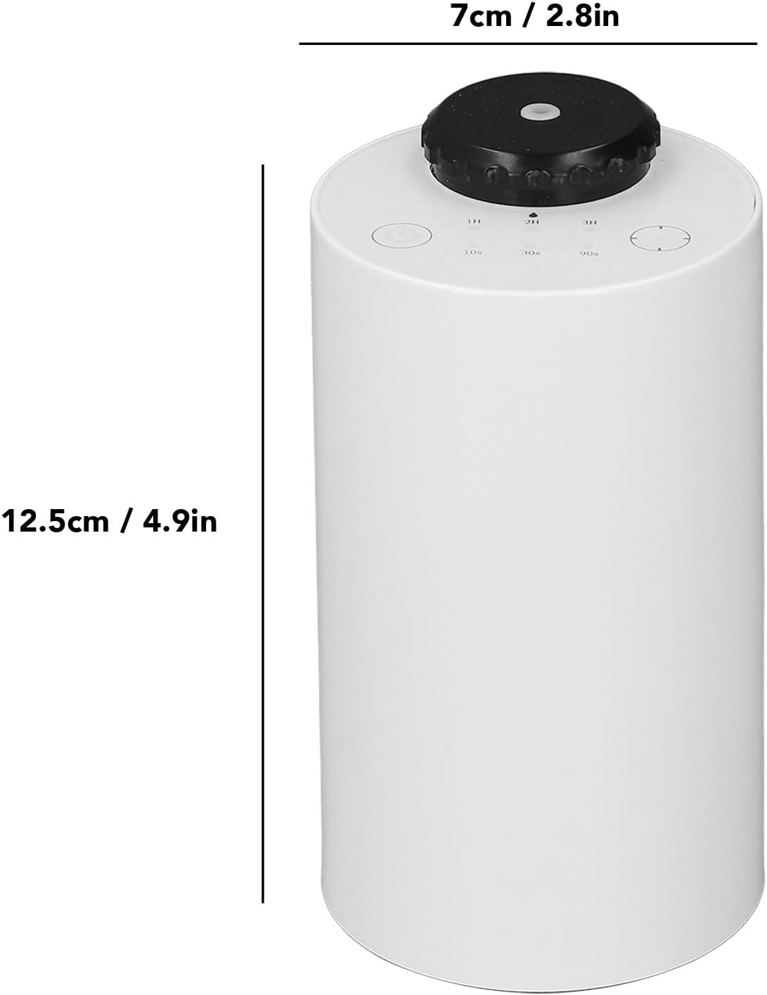 Waterless Scent Diffuser, Cold Air Scent Machine, Air Freshener with Timer, Quiet Automatic Fragrance Release, Ideal for Bedroom, Living Room & Office (White)