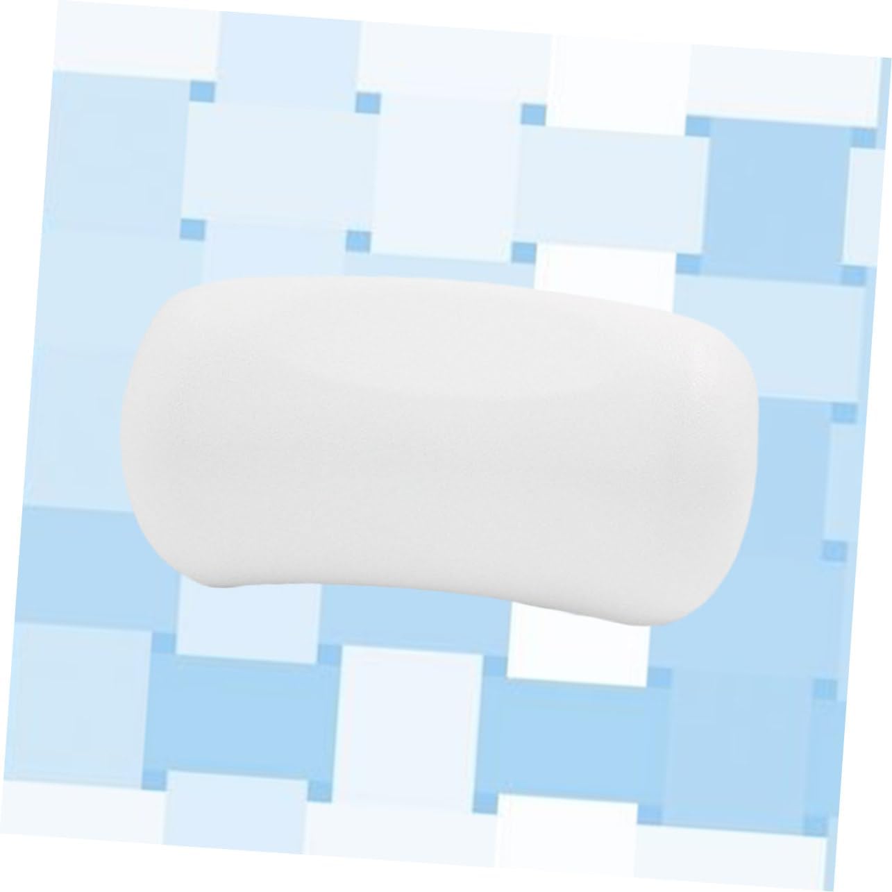 Minkissy Waterproof PU Bathtub Pillow with 7 Strong Suction Cups Ergonomic Bath Neck & Head Support Cushion for Hot Tub, Spa & Home Use Fits All Bathtub Sizes