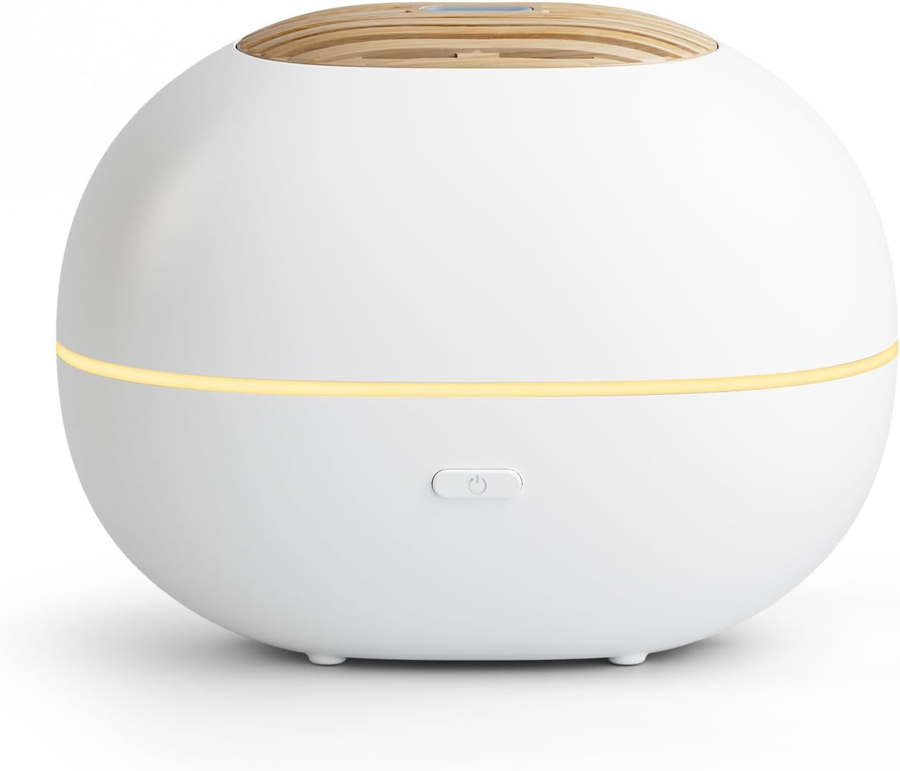 Soulorigin 100ml Mini Essential Oil Diffuser, Portable Aromatherapy Diffuser with Warm Light, One-Button Control, Auto Shut-Off, Quiet Ultrasonic Mist for Home, Travel, Yoga, Meditation (White)