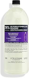 L'Occitane Relaxing & Foaming Lavender Bubble Bath Refill Enriched with Lavender Essential Oil 16.90 fl oz