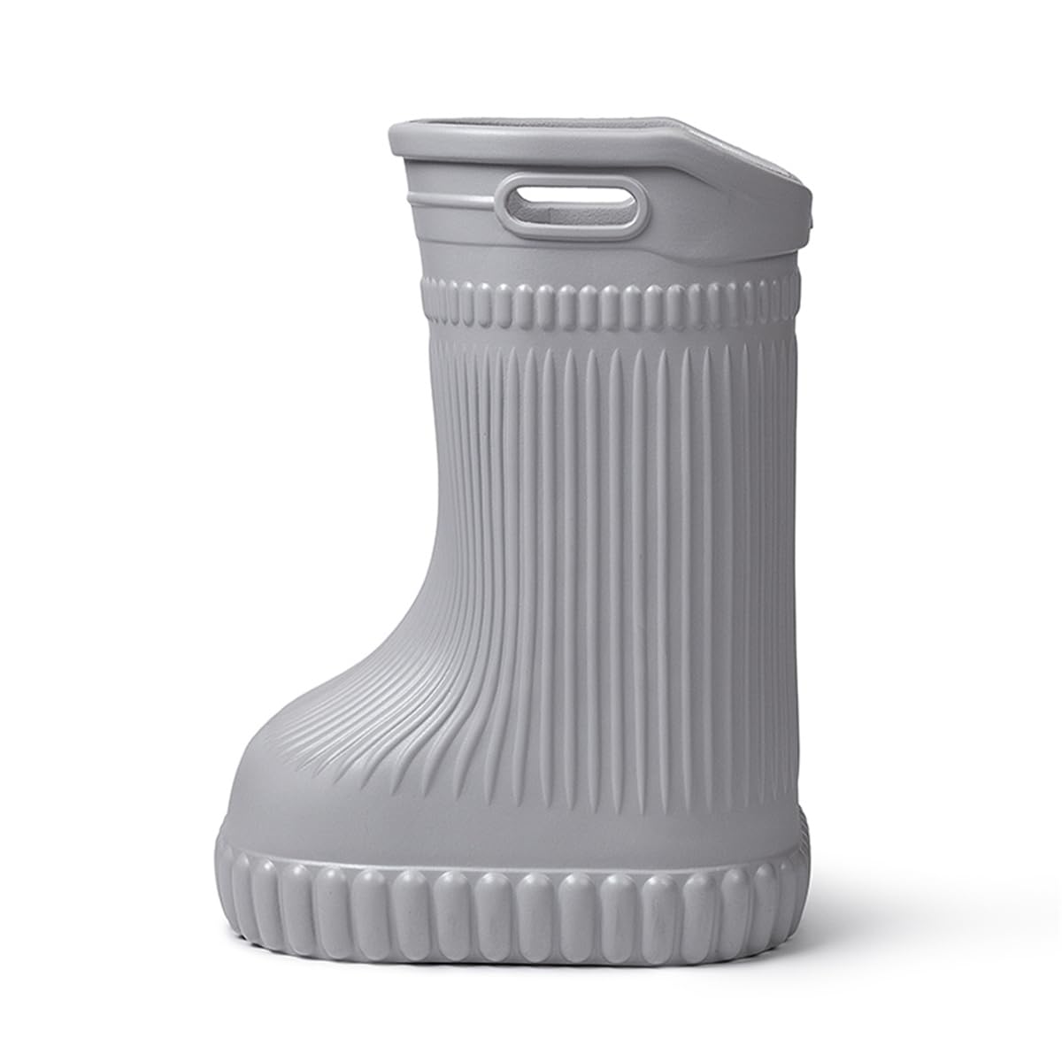 Foot Spa Bath,Boot Shaped with Massage Bumps & Calf Soaking for Relaxation, Pain Relief and Improved Circulation (grey,L)