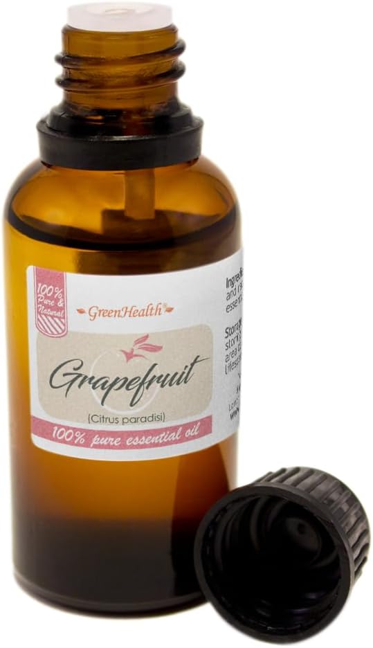 Grapefruit (Pink) Essential Oil - 1 fl oz - 100% Pure & Uncut - GreenHealth