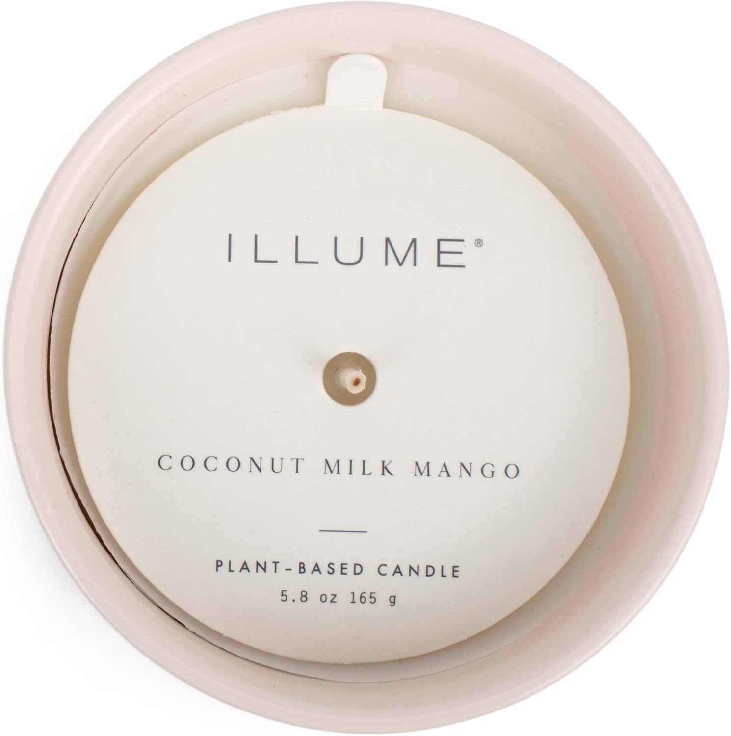 Illume Beautifully Done Essentials Coconut Milk Mango Matte Ceramic Scented Soy Candle
