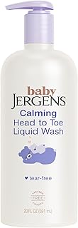 Jergens Baby Calming Head to Toe Liquid Baby Wash, Body Wash and Shampoo, Tear Free, 20 Fl Oz